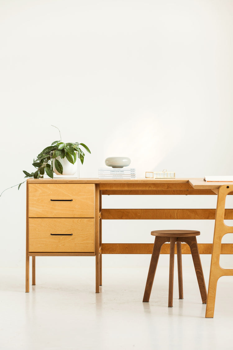 L-Shape Desk 13 with drawers