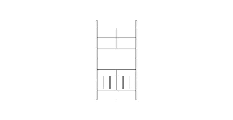 Bookcase Maxi W97 II