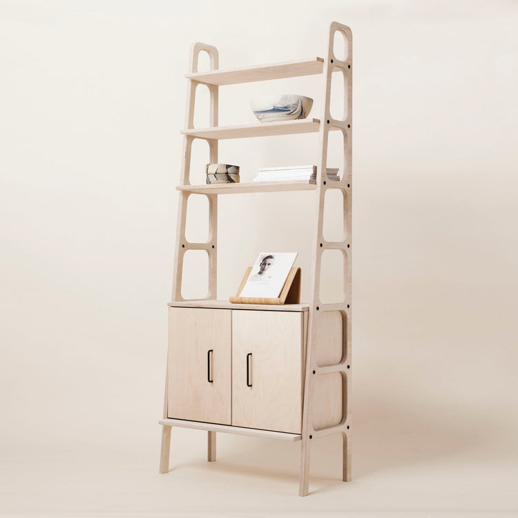 natural-mid-century-wooden-bookcase-with-cabinet