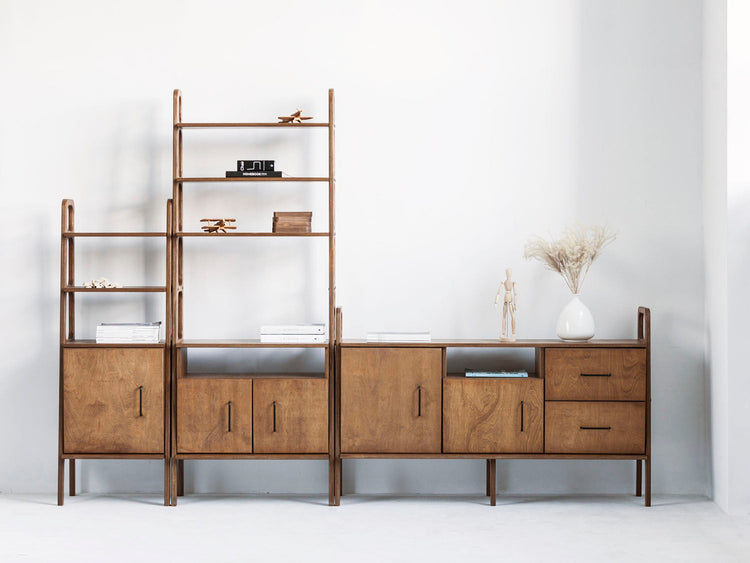 Bookcase Midi with cabinet