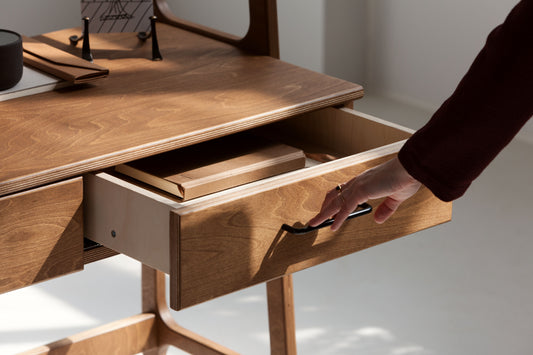 contemporary furniture made of birch plywood