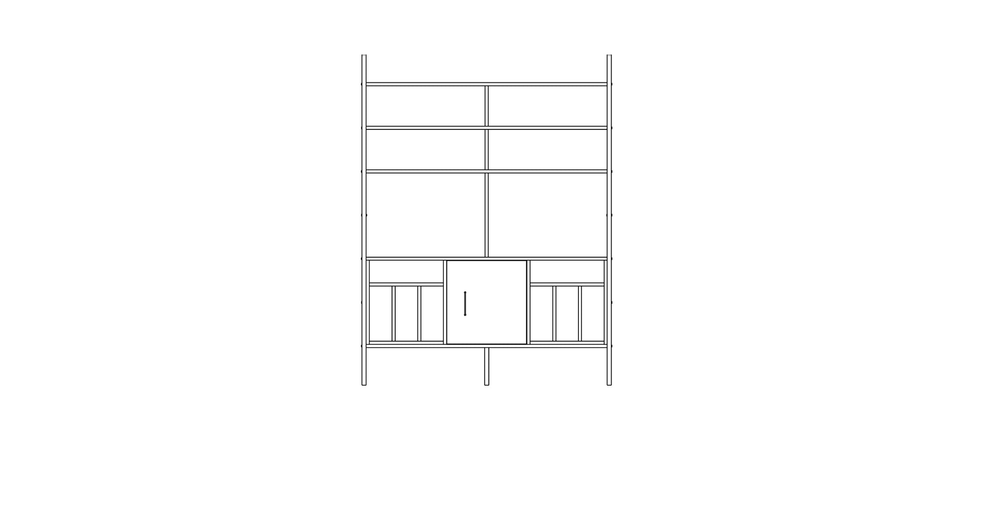 BookcaseMaxiW143vincabvin