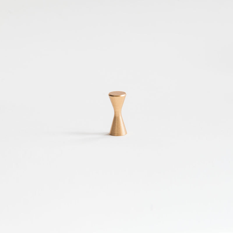 Diabolo brushed brass