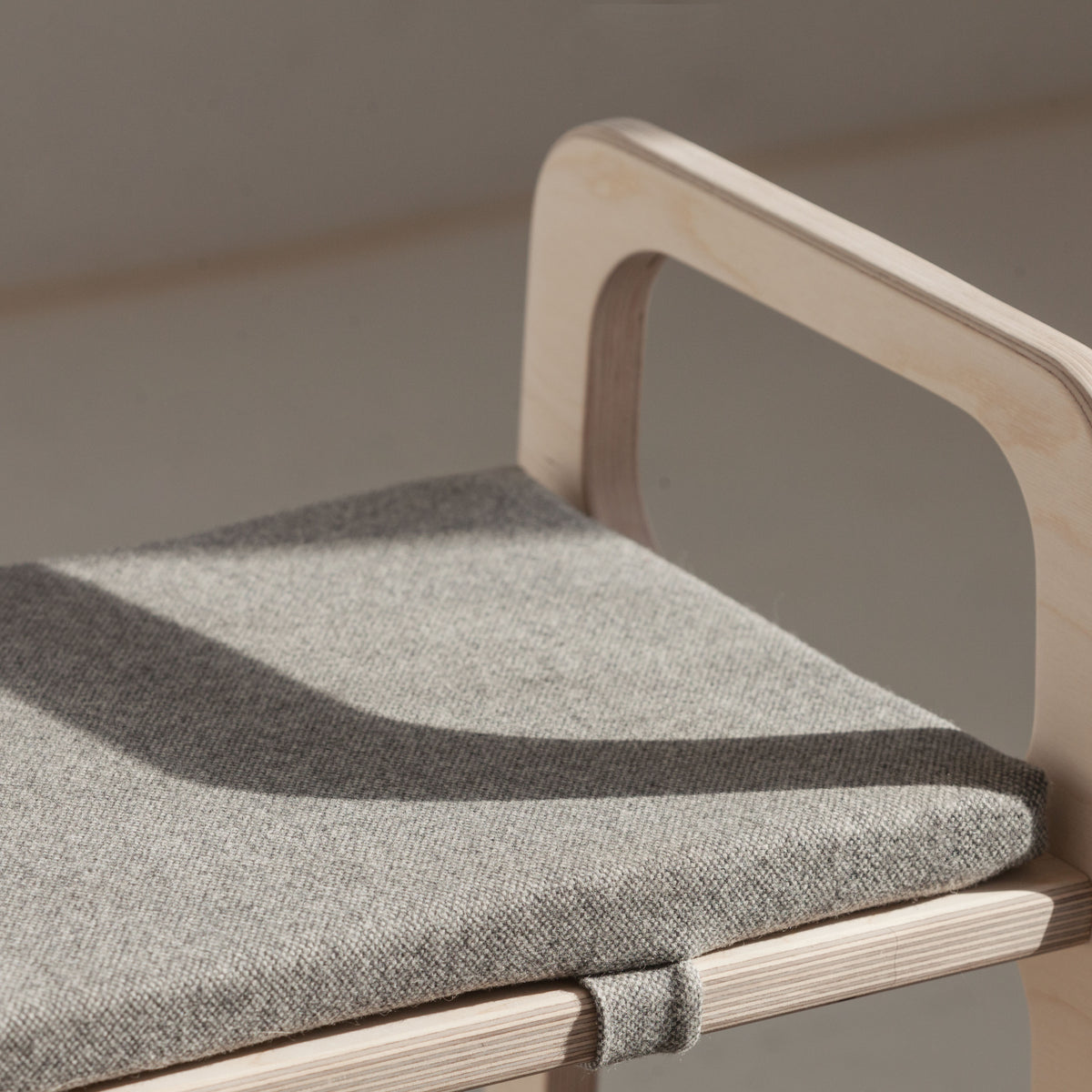 Bench with cushion
