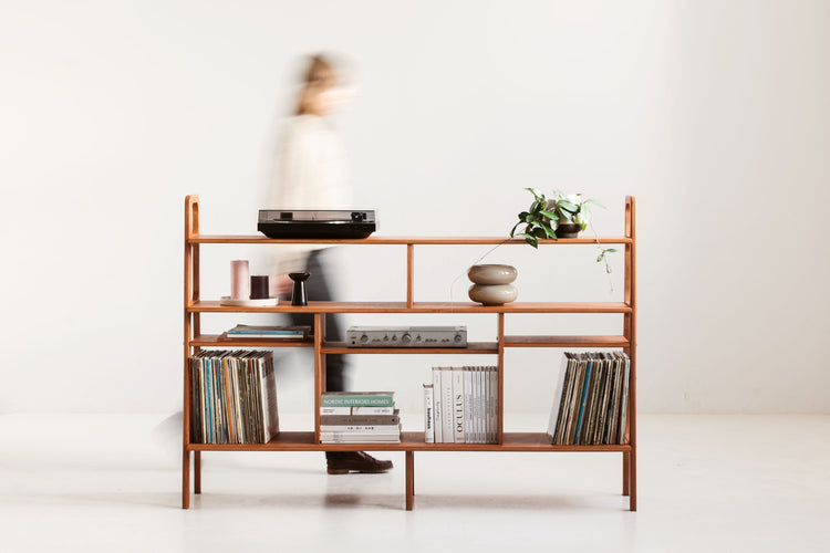 Bookcase Double Midlite Vinyl