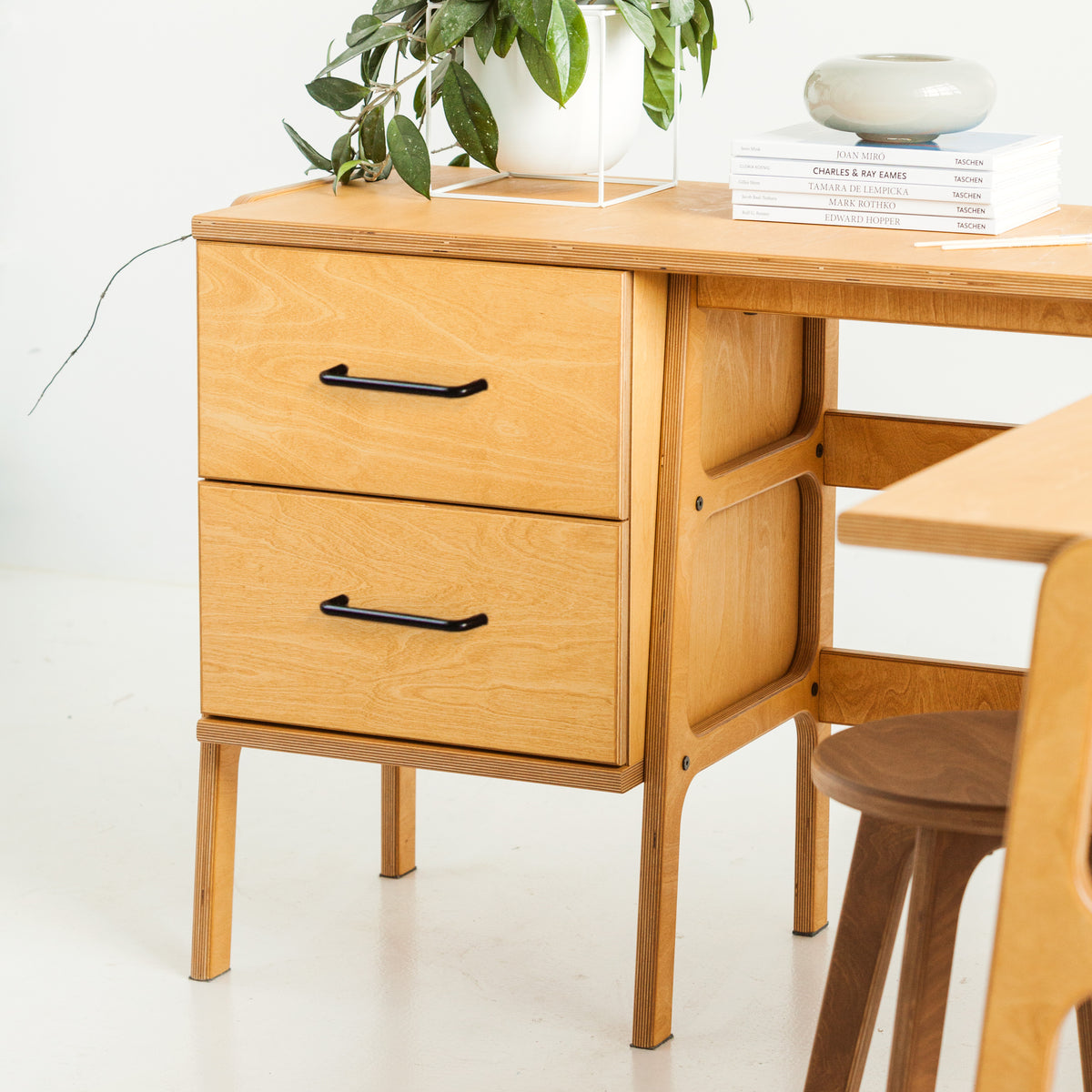 L-Shape Desk 13 with drawers