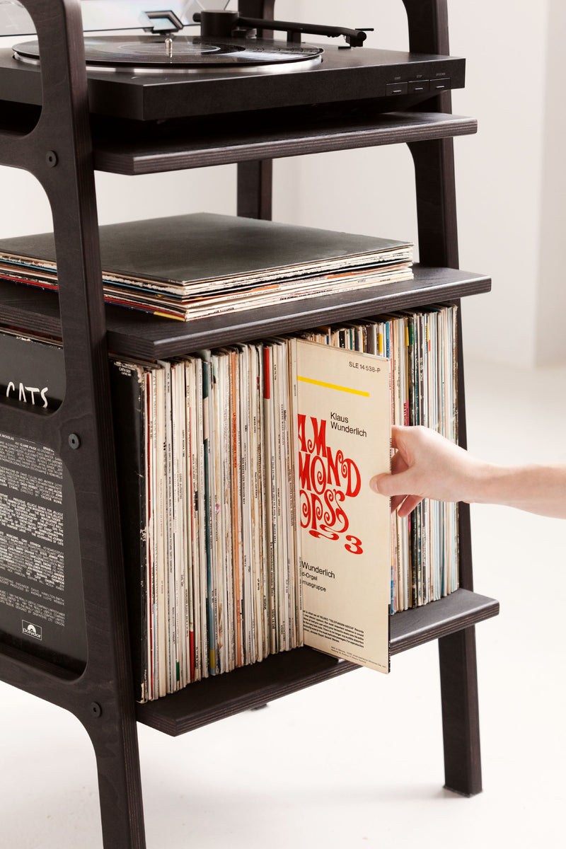 Bookcase Mini with vinyl space