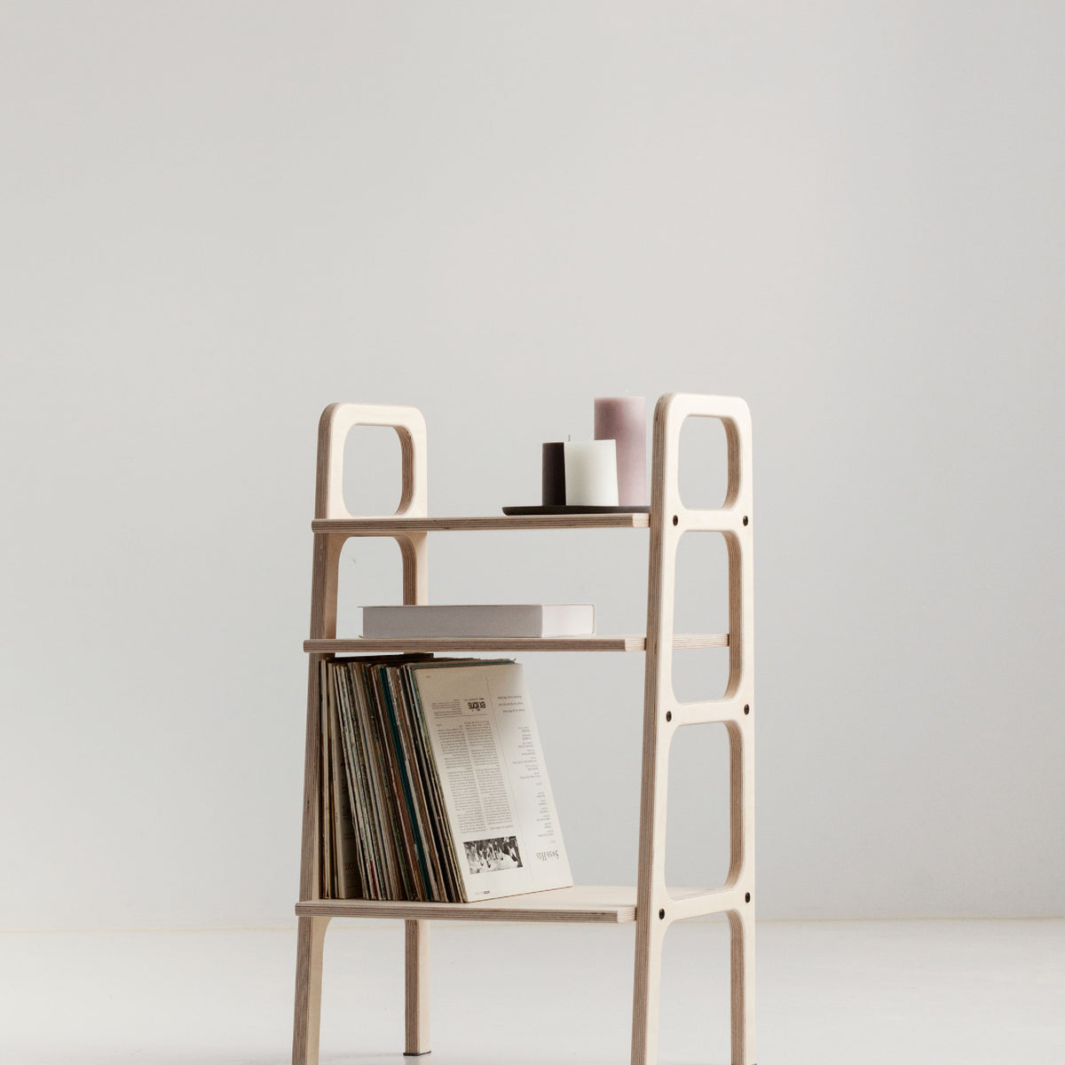 Bookcase Mini with vinyl space