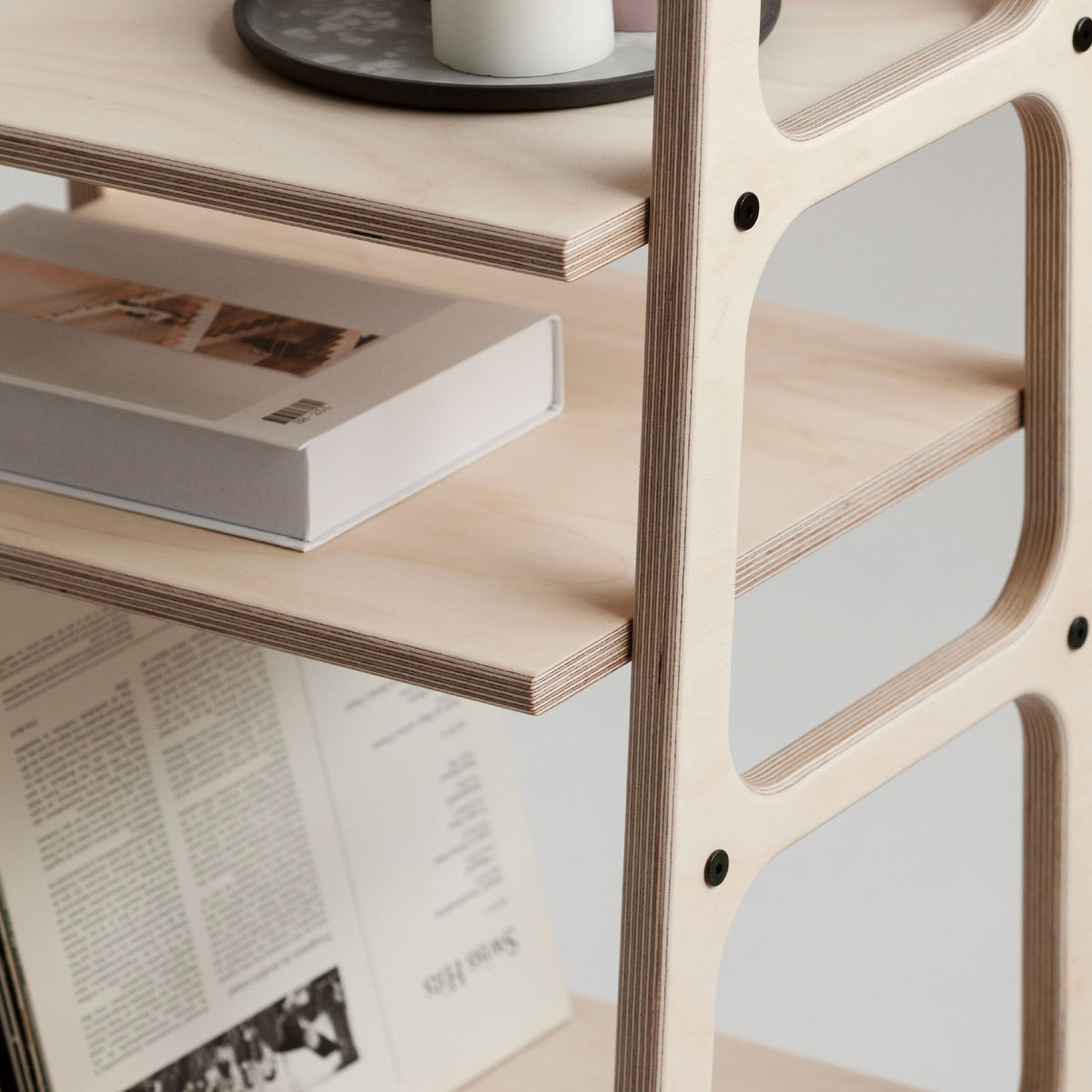 Bookcase Mini with vinyl space