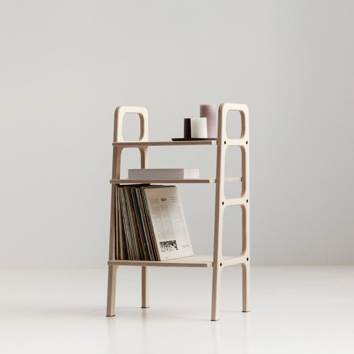 Bookcase Mini with vinyl space