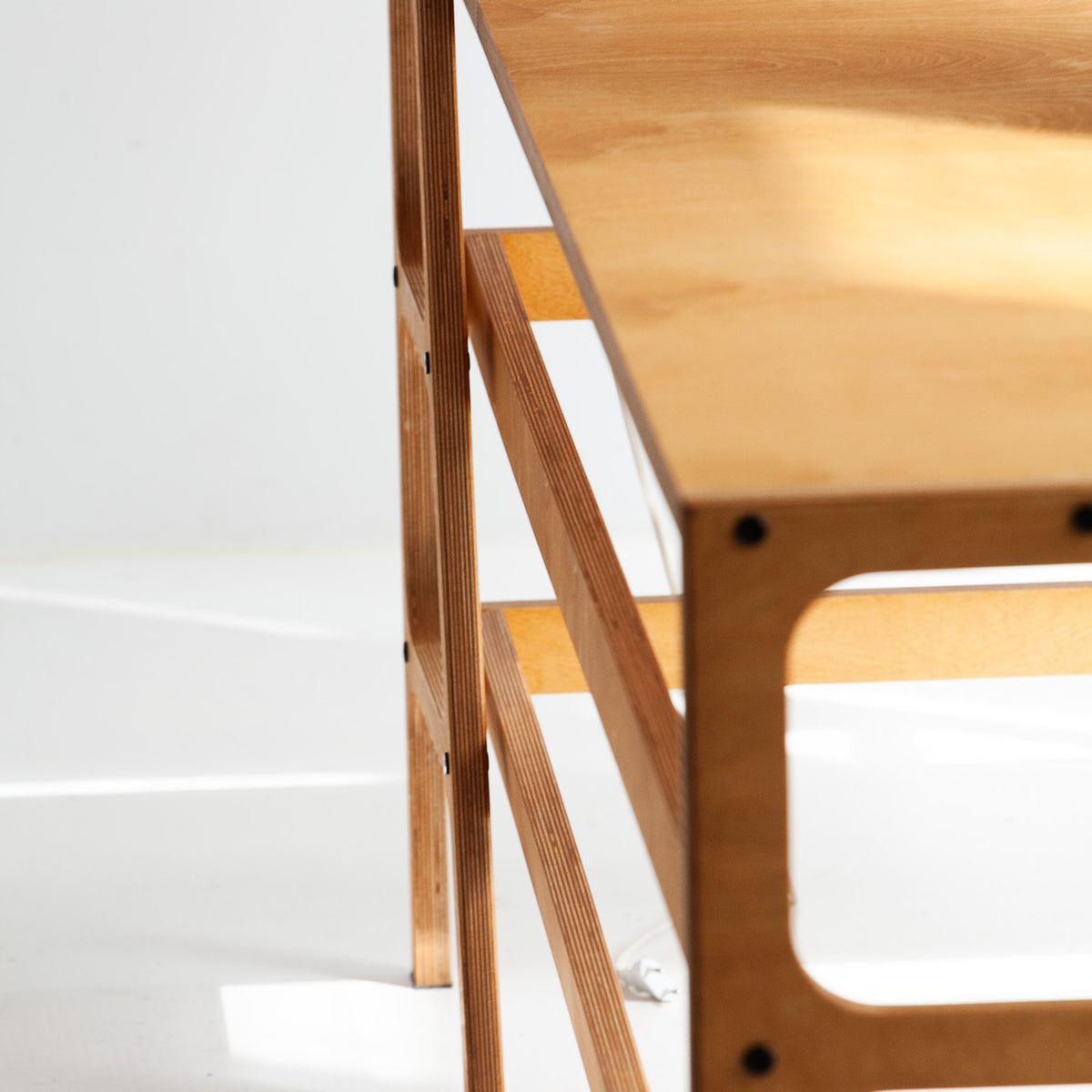 Bookshelf L-Shape Desk