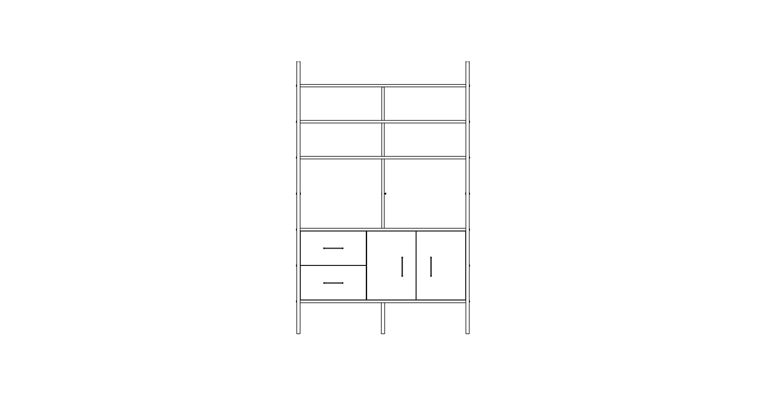 みきほう　The Bookshelf 10巻 洋書 Maxi Bookcase: Stylish Mid-Century Drawers and Vinyl Storage