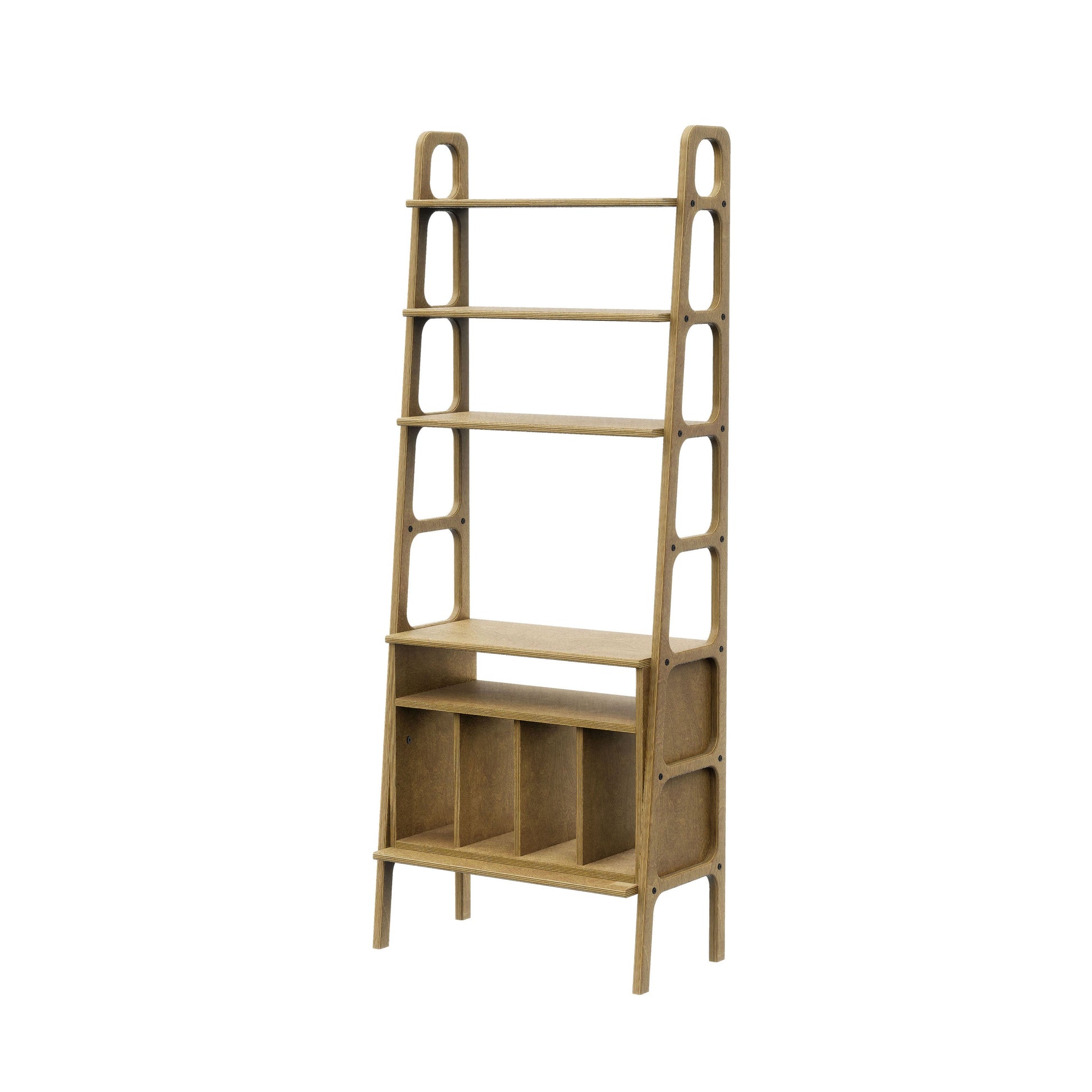 wooden-record-cabinet-minimalistic
