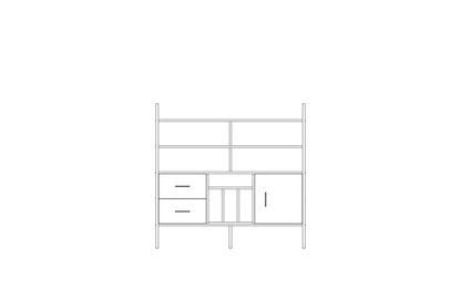Bookcase Midi w143