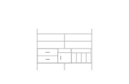 Bookcase Midi W189