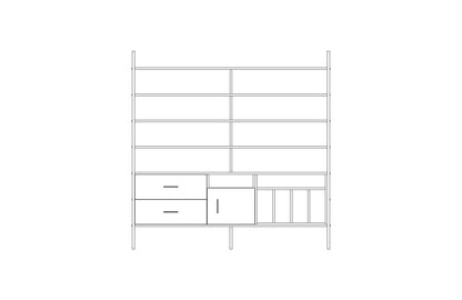 Bookcase Maxi W189