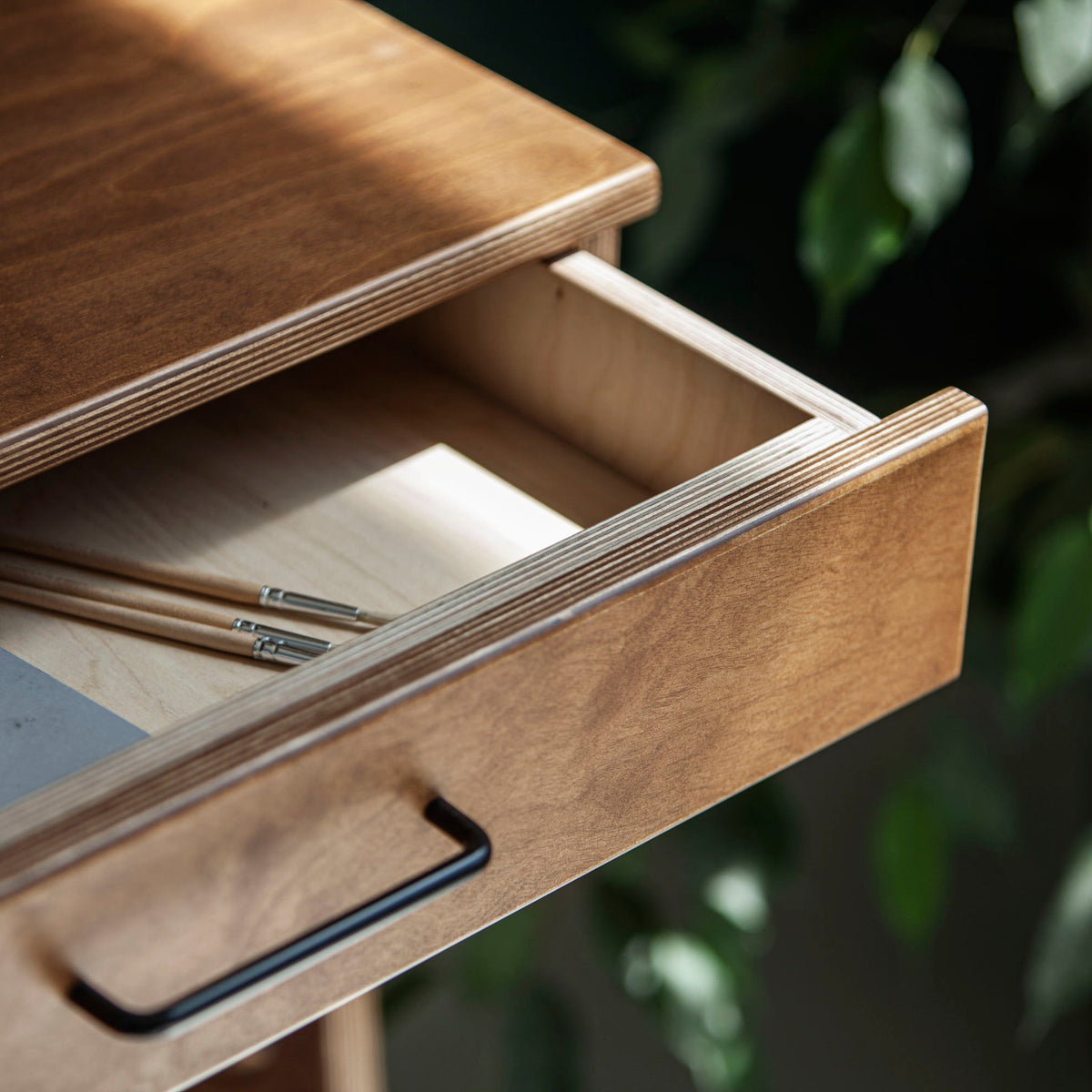 details-wooden-mid-century-desk