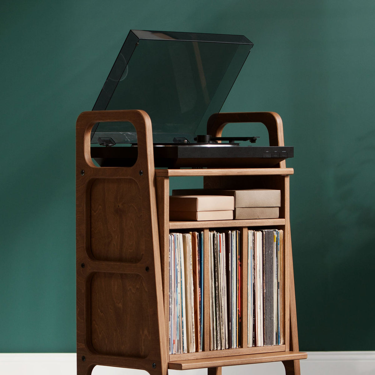 Bookcase Mini with vinyl