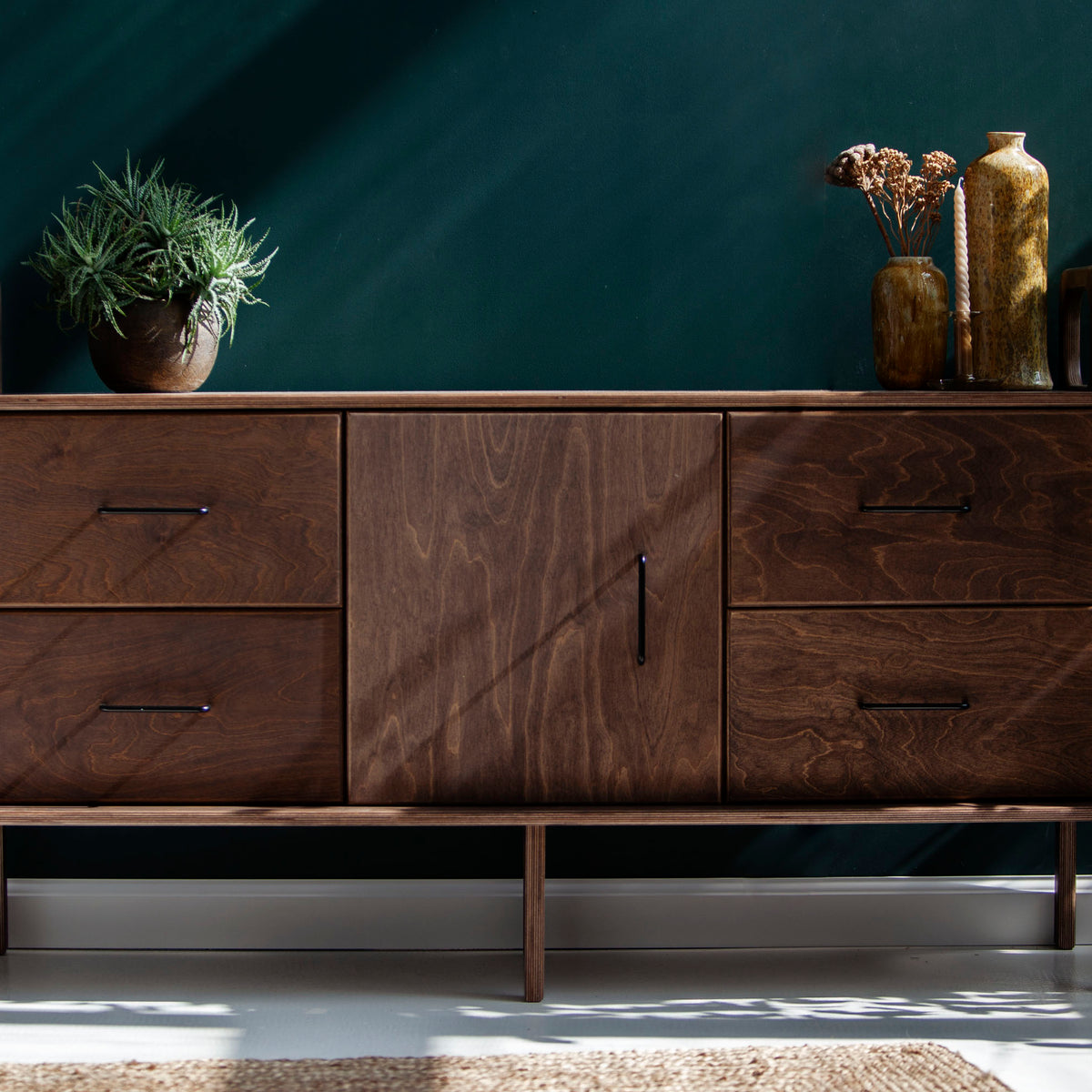 handmade-wooden-sideboard-mid-century-modern