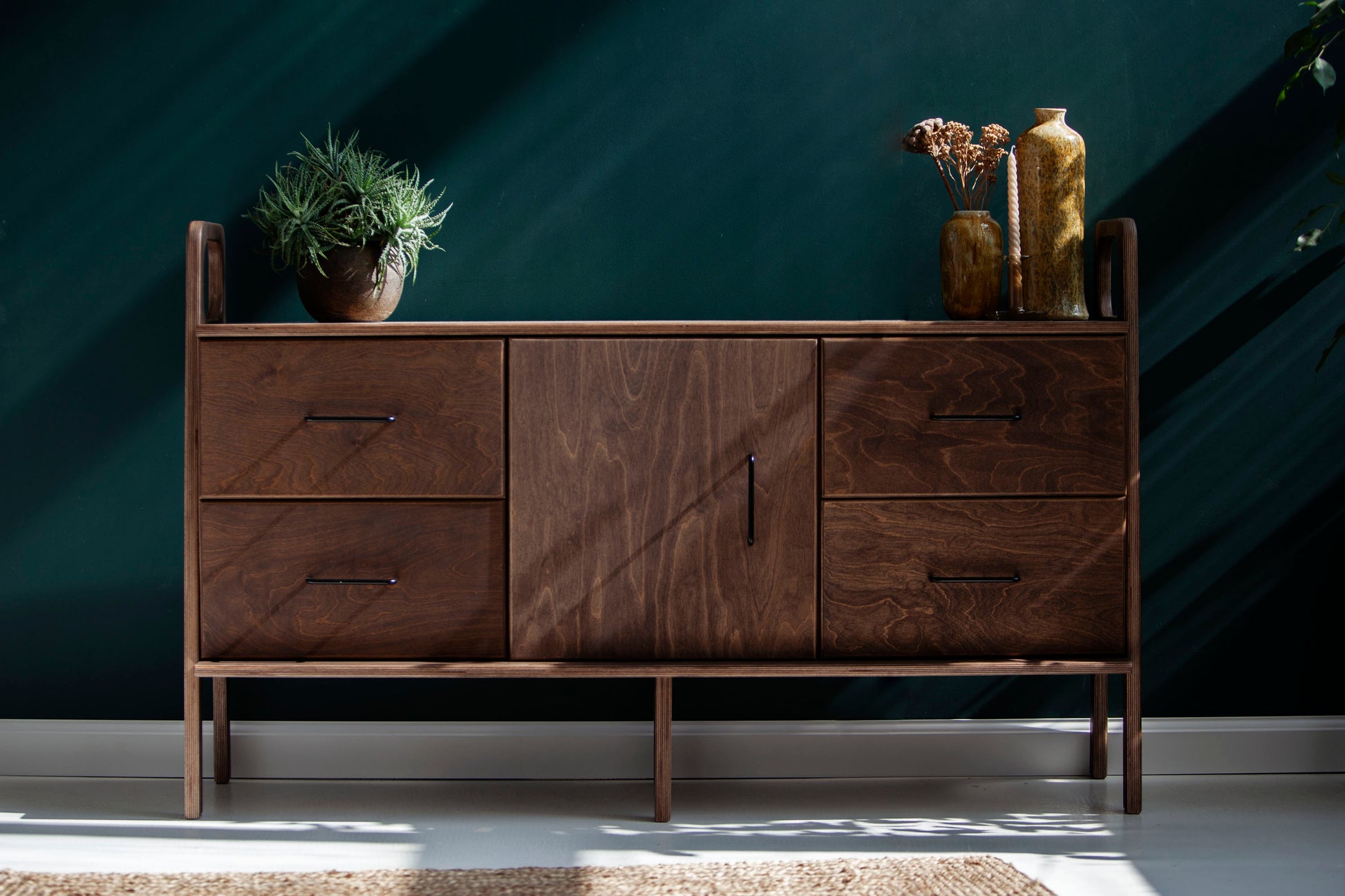 handmade-wooden-sideboard-mid-century-modern