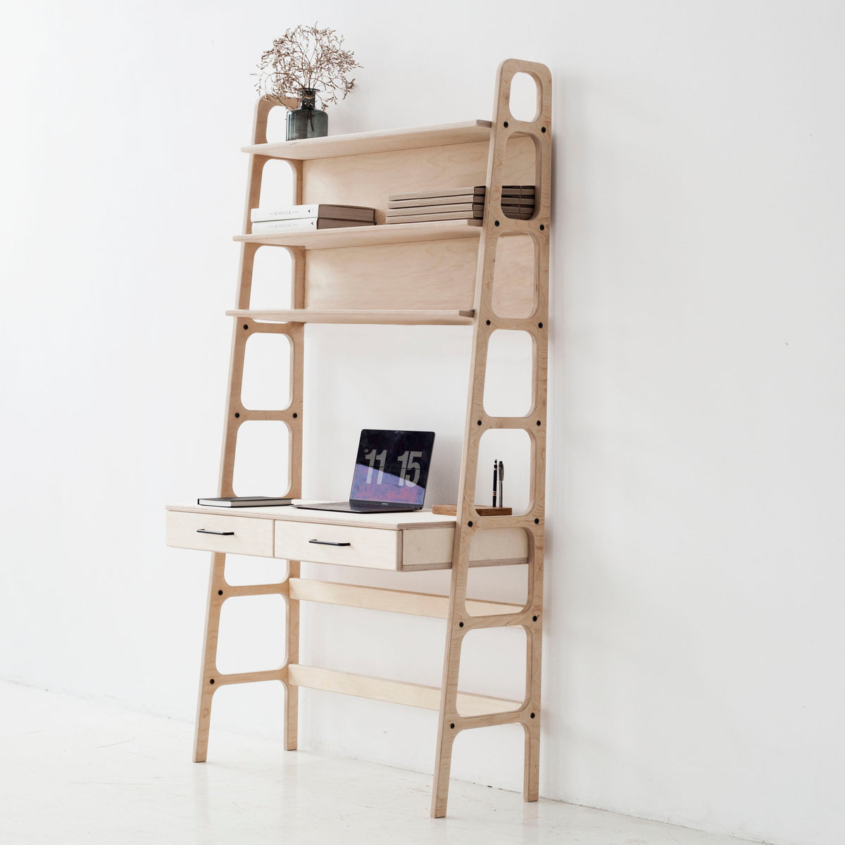 light-mid-century-modern-desk-with-bookcase