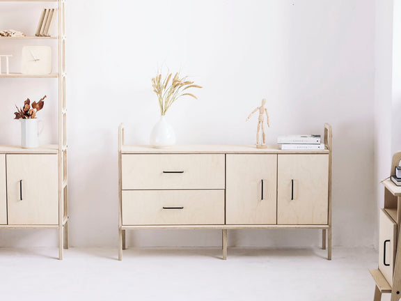 mcm-wooden-sideboard-in-daylight