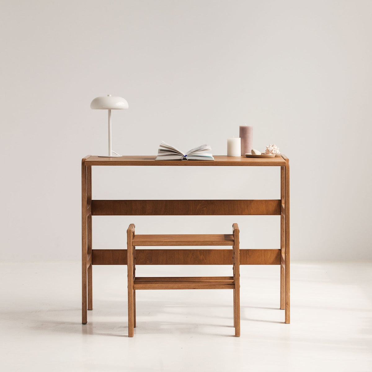 mid-century-computer-desk-walnut-stain-in-full-sun-wooden-desk