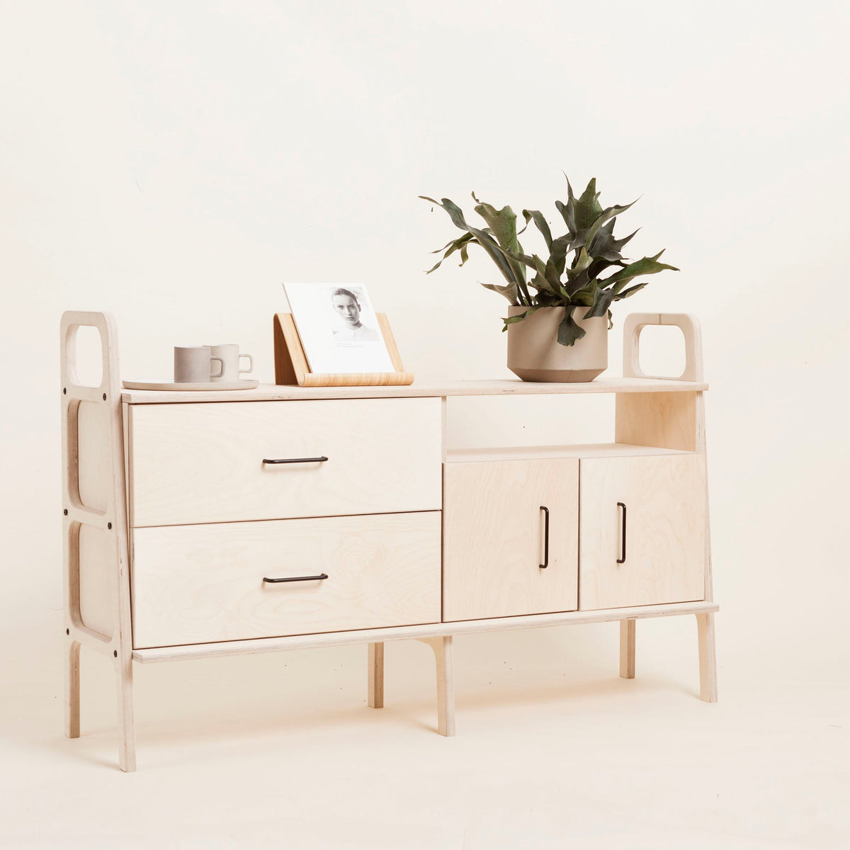 mid-century-modern-sideboard-with-drawers-cabinet