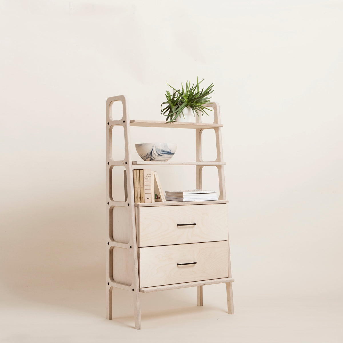 Bookcase Midi with drawers