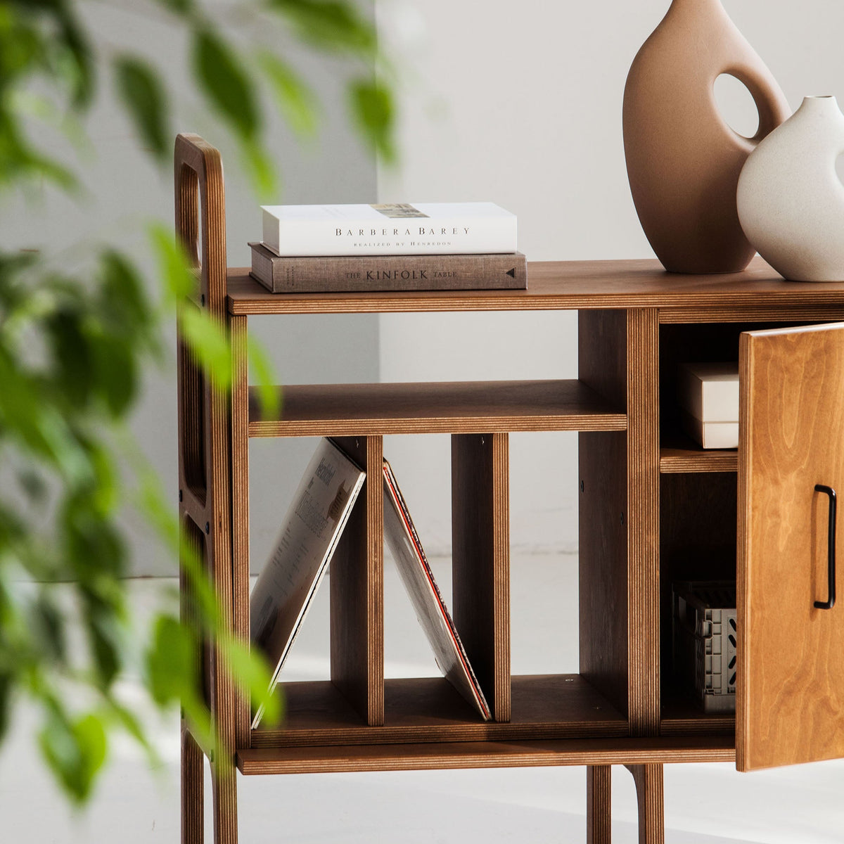 walnut-handmade-narrow-sideboard-with-vinyl-storage