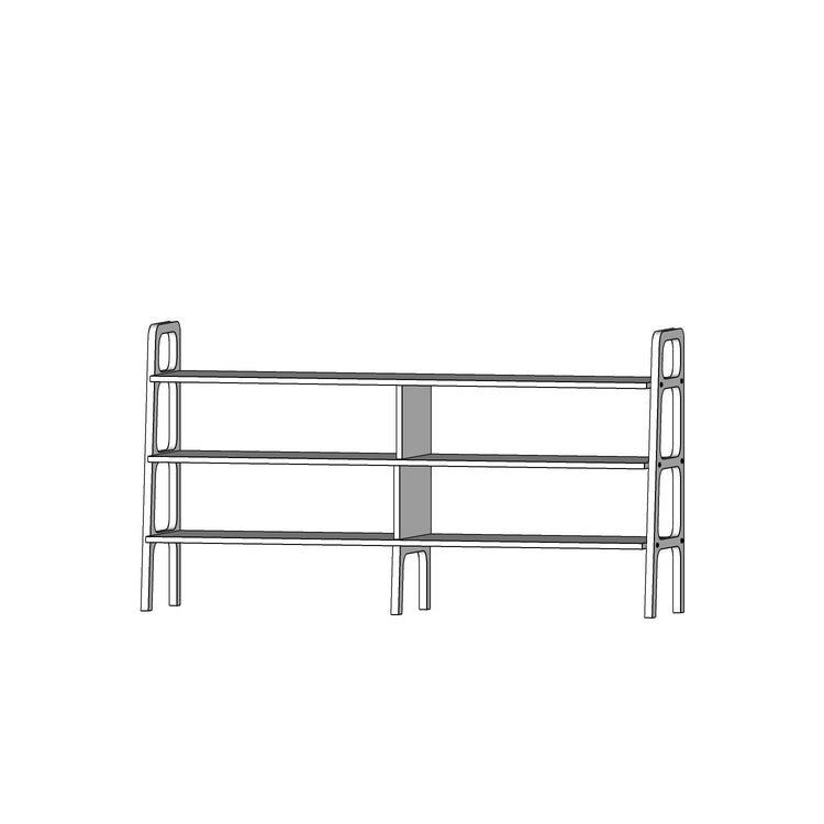 Bookcase Double Mini